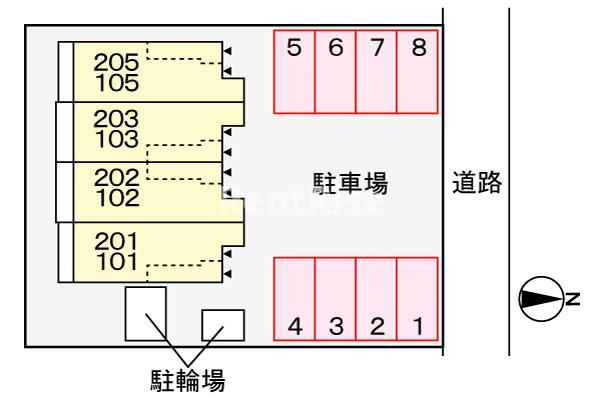 Ｋ’ｓパトリの駐車場|駐車場