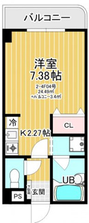 【間取り】 | ラ・プルミエール | ラ・プルミエール　304号室