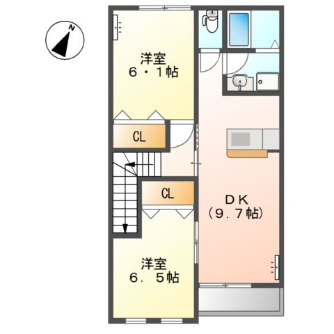 【間取り】 | イーストヒルズウメハ