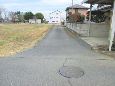 【前面道路含む現地写真】 | 深谷市田中 520万 土地