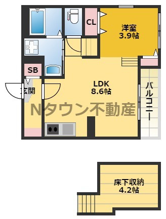 【間取り】 | SAKURA | 間取りです。