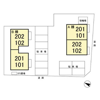 【区画図】 | シェソワA