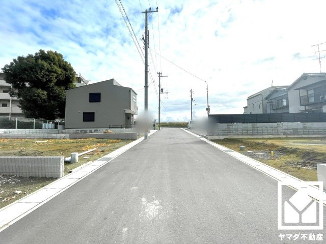伏見区久我本町　６号地　売土地　建築条件無の前面道路含む現地写真|1月22日　現地写真更新