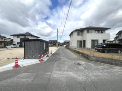 【前面道路含む現地写真】 | 倉敷市西阿知町・5区画