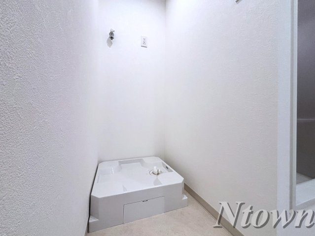 【設備】 | クレストタップ名古屋ウエスト | 洗濯機置き場です