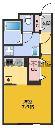 【間取り】 | クレストタップ名古屋ウエスト | 間取りです