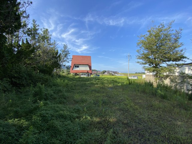 須賀川市梅田字裏田　土地の外観