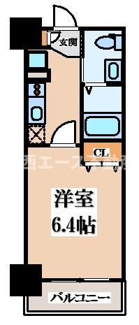 【間取り】 | プレサンスNEO長堂アウローラ