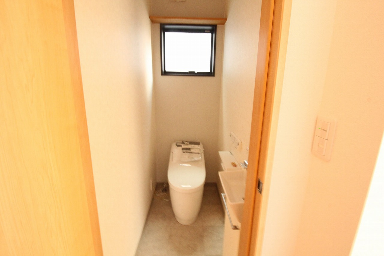 鴨部　新築戸建　1号地のトイレ