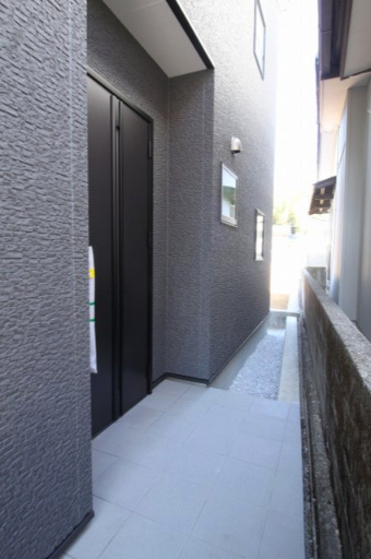 鴨部　新築戸建　1号地の玄関