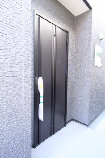 鴨部　新築戸建　1号地の玄関