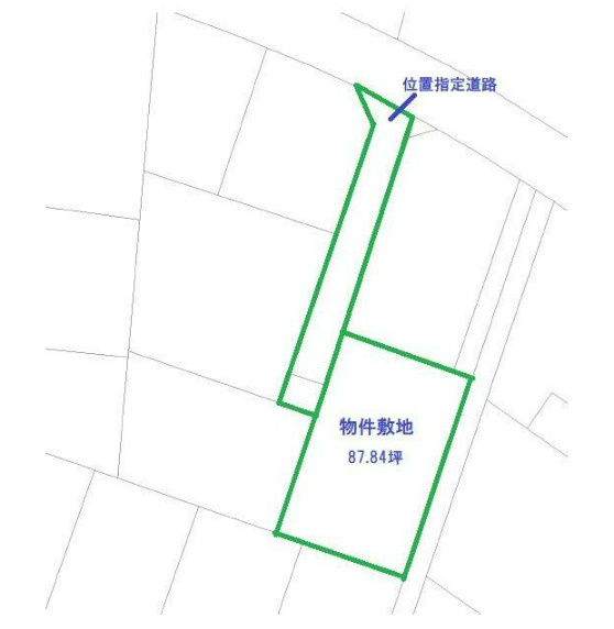 桑野５丁目　土地の土地図