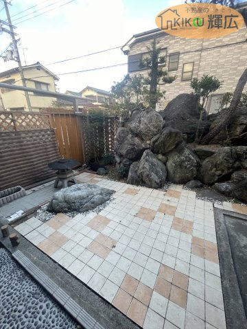 加古川市平岡町新在家　中古戸建の庭