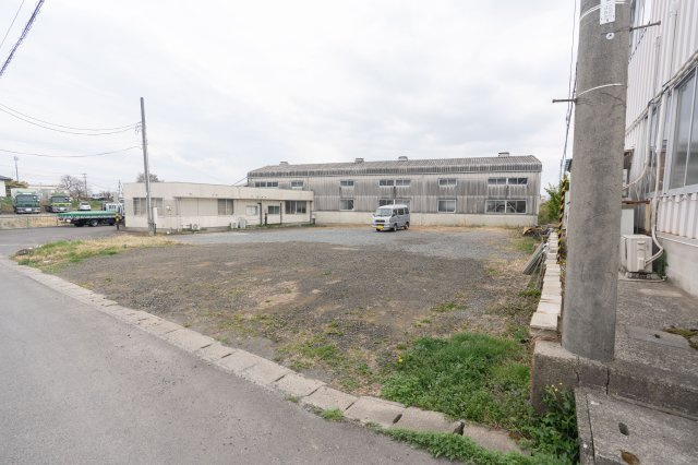 喜久田町菖蒲池　２号地　土地の前面道路含む現地写真