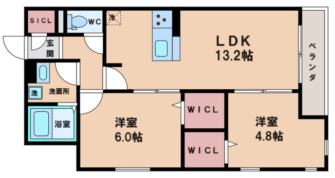【間取り】 | シャンピア北花田