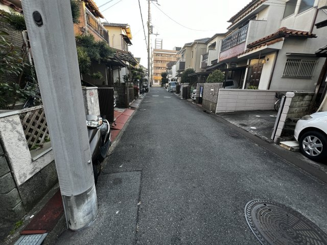 中宮山戸町土地の前面道路含む現地写真