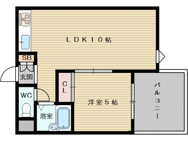 大阪市東淀川区下新庄２丁目のマンション