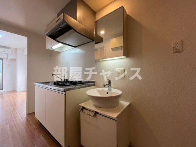 プログレッソ鶴舞の独立洗面台