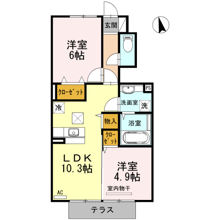 アビテプレミールの間取り