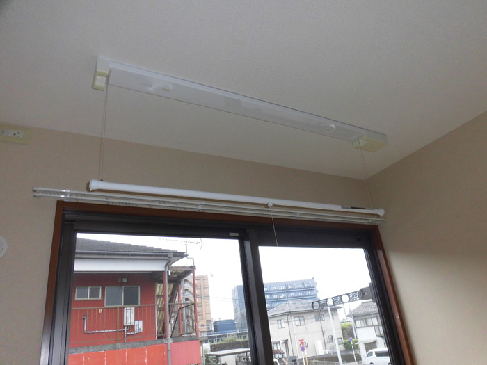 TKIフラット A棟の設備|A201 室内物干し