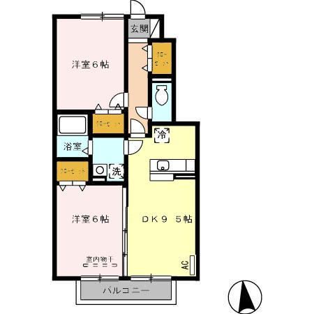 グランモアTOJIKIの間取り