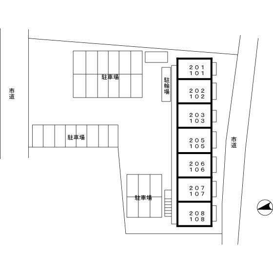 グランカーサの区画図