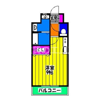 【間取り】 | ザルヴェ大橋壱番館 | ザルヴェ大橋壱番館の間取り