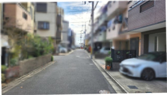 【前面道路含む現地写真】