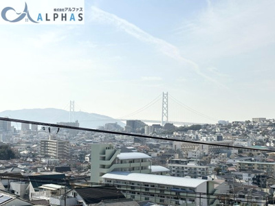 【展望】 | ローズヴィラ垂水東 | 明石海峡大橋・海・淡路島が望めます♪