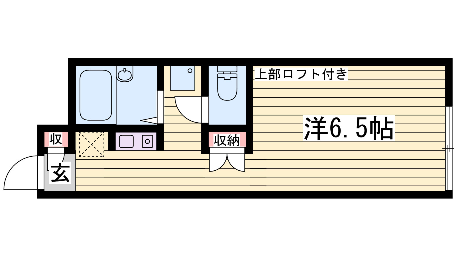 サニーフラット辻井の間取り
