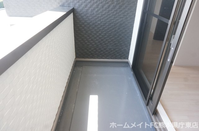 上益城郡益城町大字福富のアパートのバルコニー
