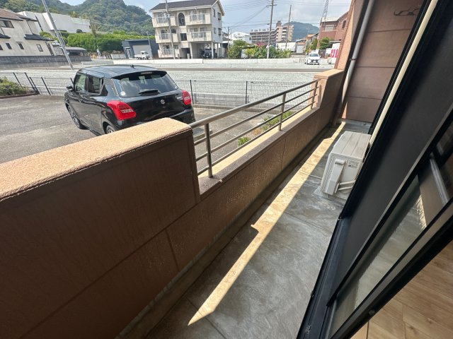 アルカディアＡ棟のバルコニー