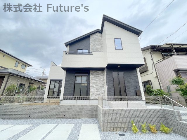 流山市宮園3丁目　新築戸建　全1棟の外観|デザイナーが創る世界に1邸だけの分譲住宅