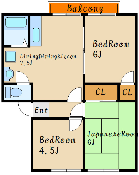 サンライフ中野の間取り