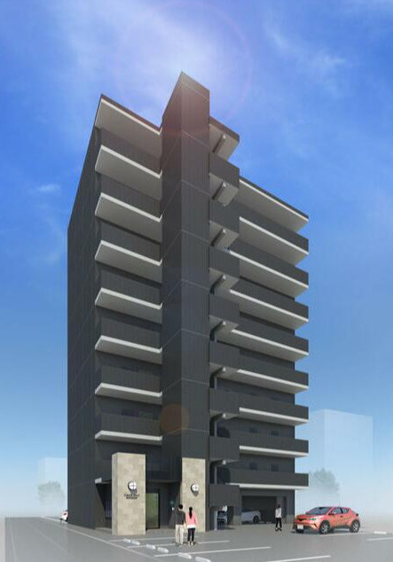 熊本市東区月出２丁目の賃貸マンションの外観