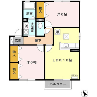 【間取り】 | パストラーレ　A