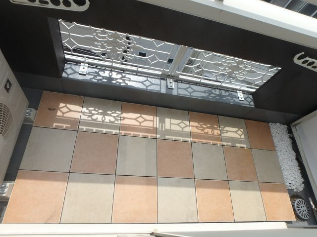 リバーライズ永和のバルコニー