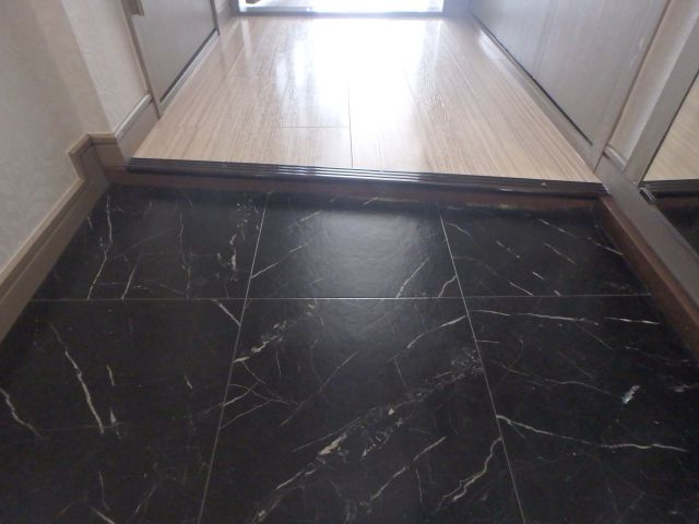 リバーライズ永和の玄関