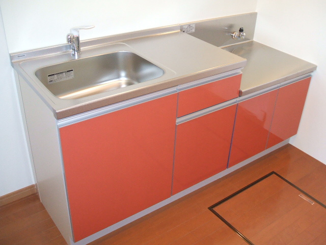 久留米市北野町中の賃貸マンションのキッチン