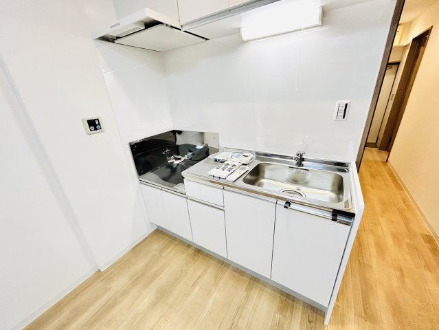 コンパクトなキッチンで掃除もラクラク