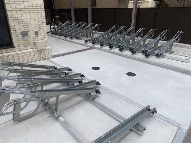 ネットフローラ梅田北のその他共用部分|駐輪場です