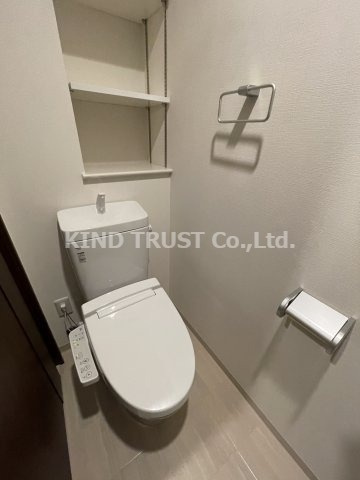 ネットフローラ梅田北のトイレ|ゆったりとした空間のトイレです