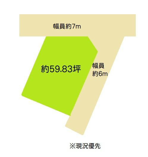海南市七山土地の土地図