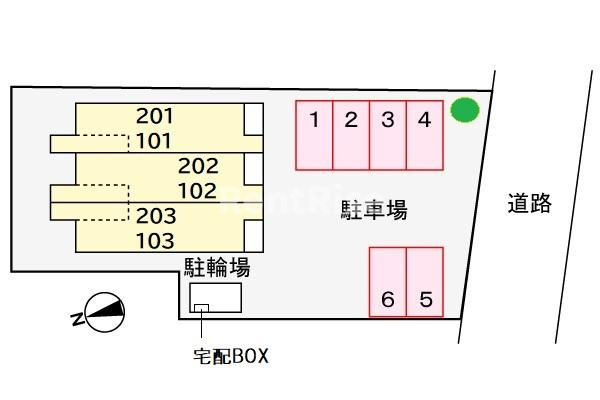 ピオニーの駐車場|駐車場