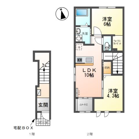 【間取り】 | ノーブル吉川