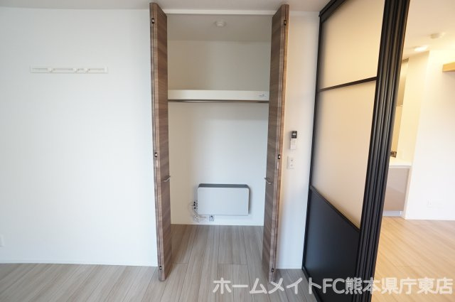 熊本市東区長嶺西２丁目のアパートの収納