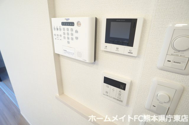 熊本市東区長嶺西２丁目のアパートのセキュリティ