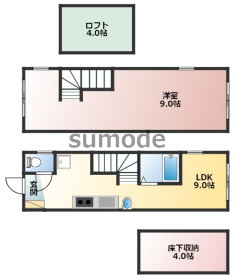 【間取り】 | エスパシオデルアモール