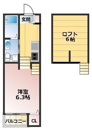 【間取り】 | Flats博多南 | 現況を優先します。