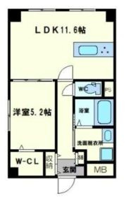 ノーブルハイム高尾の間取り